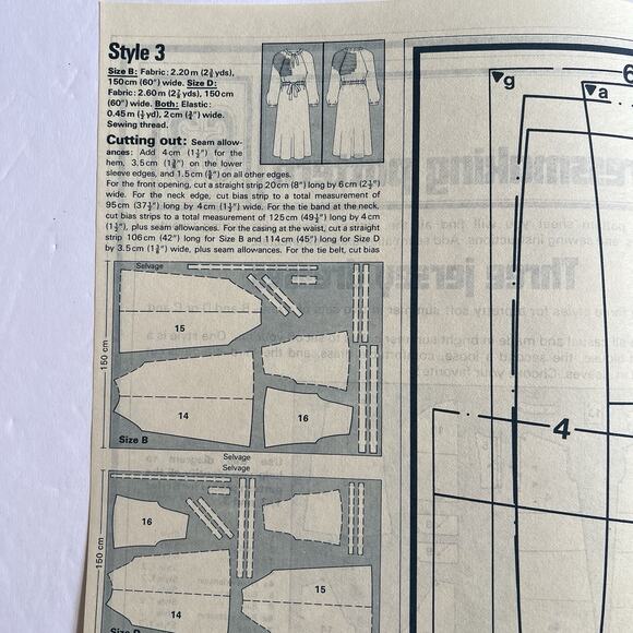 Vintage Designer Sewing Patterns Uncut Lot Of 4 Dresses Plaid Jackets Summer 70s - Picture 4 of 13